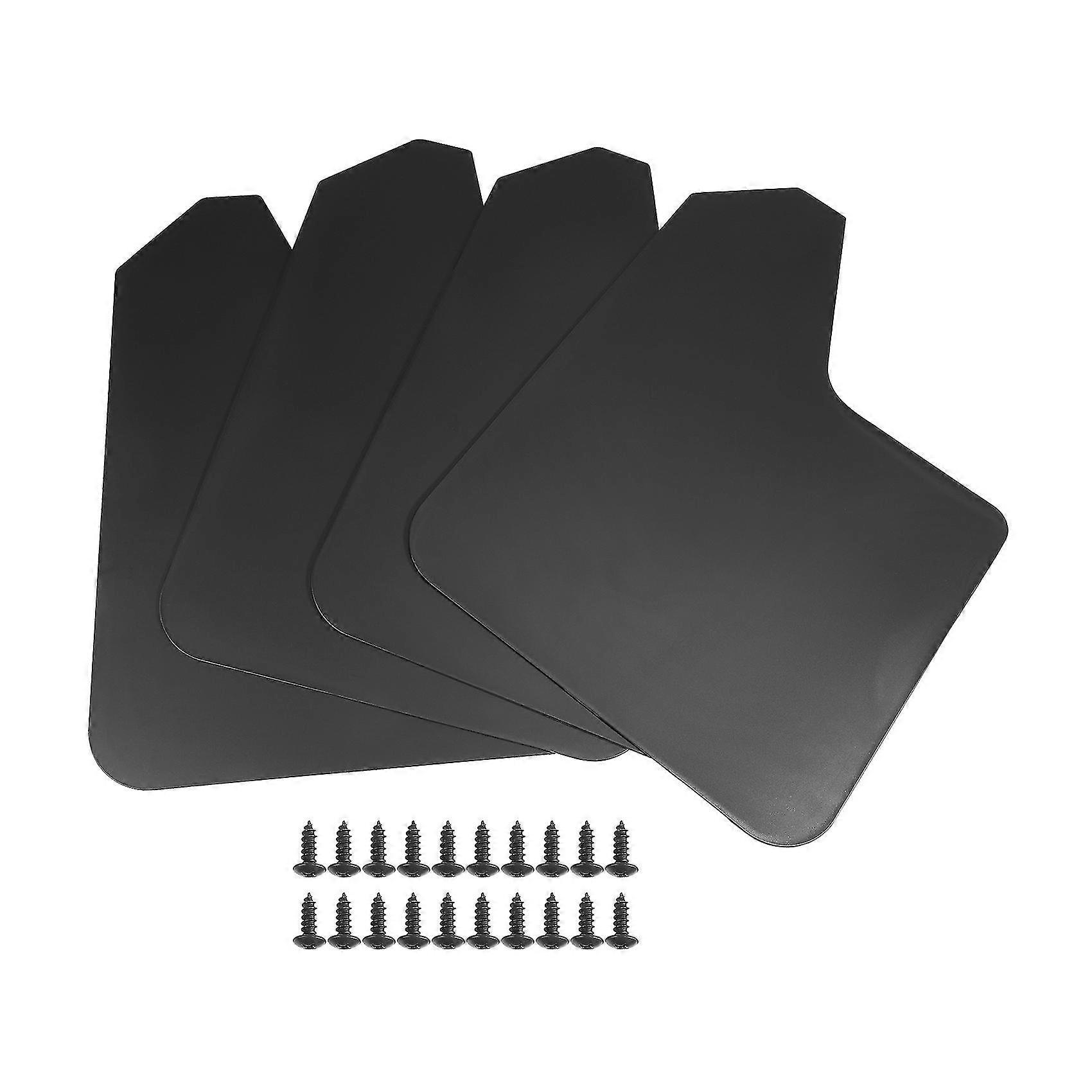 4pcs Universal Mud Flaps For Car Pickup Van Truck Mudflaps Mudguards Splash Guards With Screw