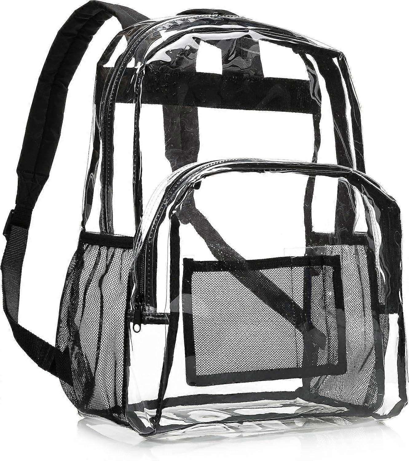Amazon Basics School Backpack, Clear, School Backpack