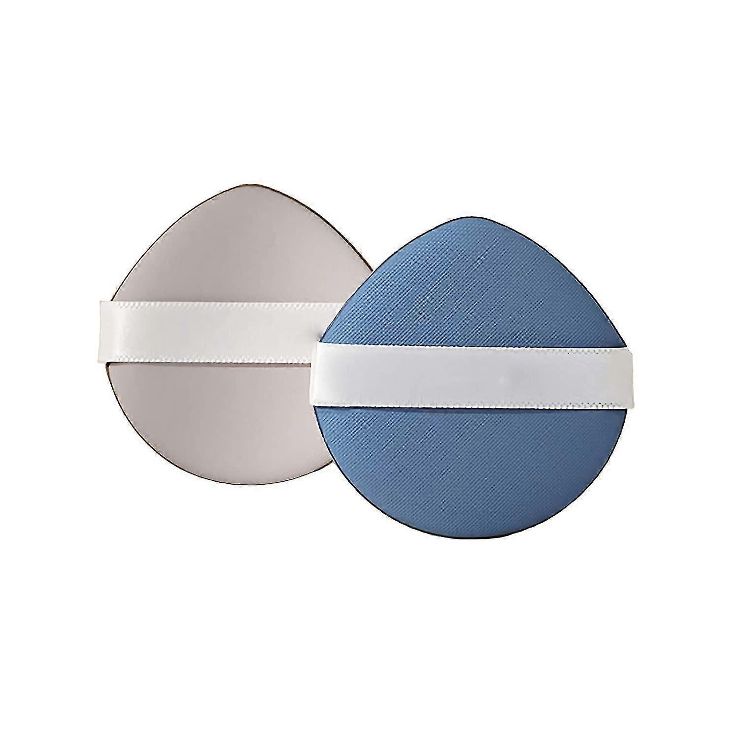2-pack Air Cushion Puff Triangular Puff Wet And Dry Makeup Foundation Sponges
