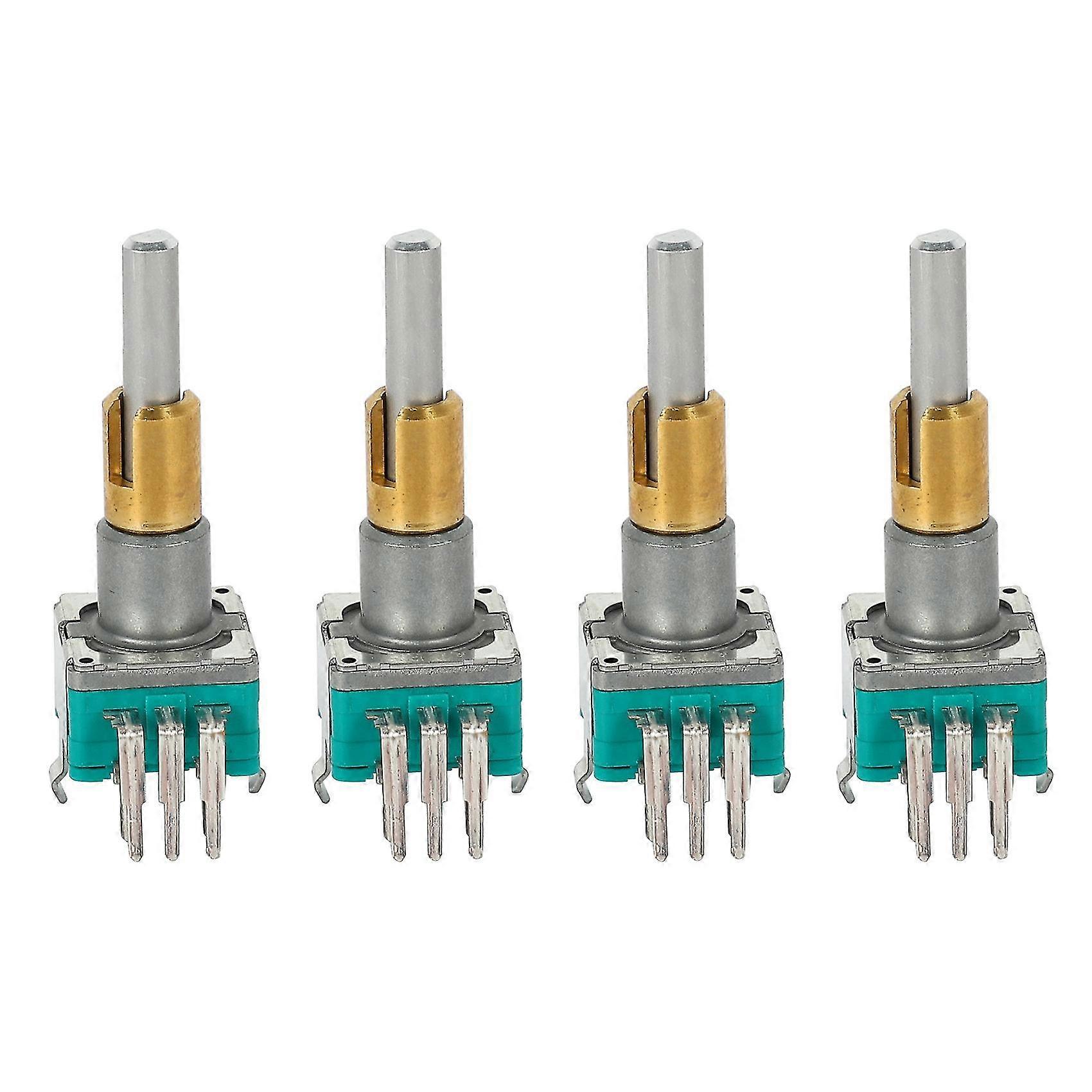 4x Ec11ebb24c03 Dual Axis Encoder With Switch 30 Positioning Number 15 Pulse Point Handle 25mm