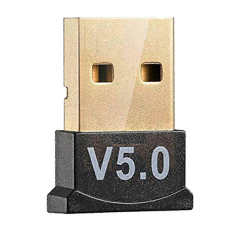 Usb Bluetooth 5.0 Adapter Wireless Dongle Stereo Receiver Audio Sender For Pc Computer Laptop Earph