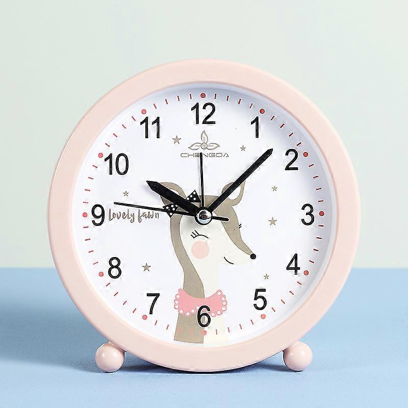 1pc Round Alarm Clock,Creative Mini Bedside Alarm Clock-for Bedro