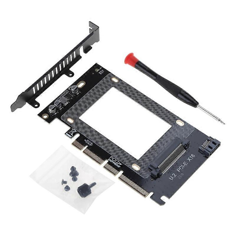 U2 PCI-Express 3.0 X16 Riser Card PCI-E to U2  NVME SSD Adapter