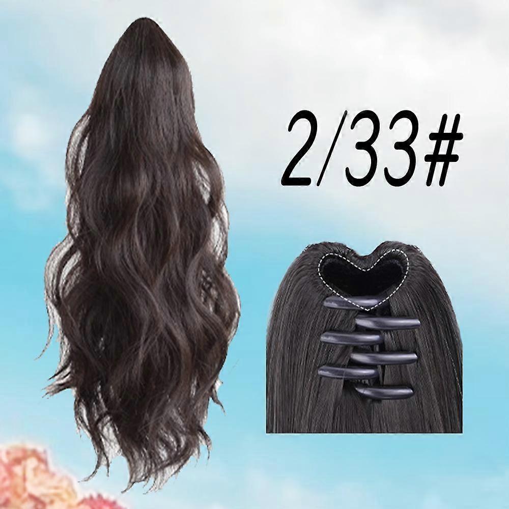 Bybrana Small Grip Drawstring Water Ripple Ponytail