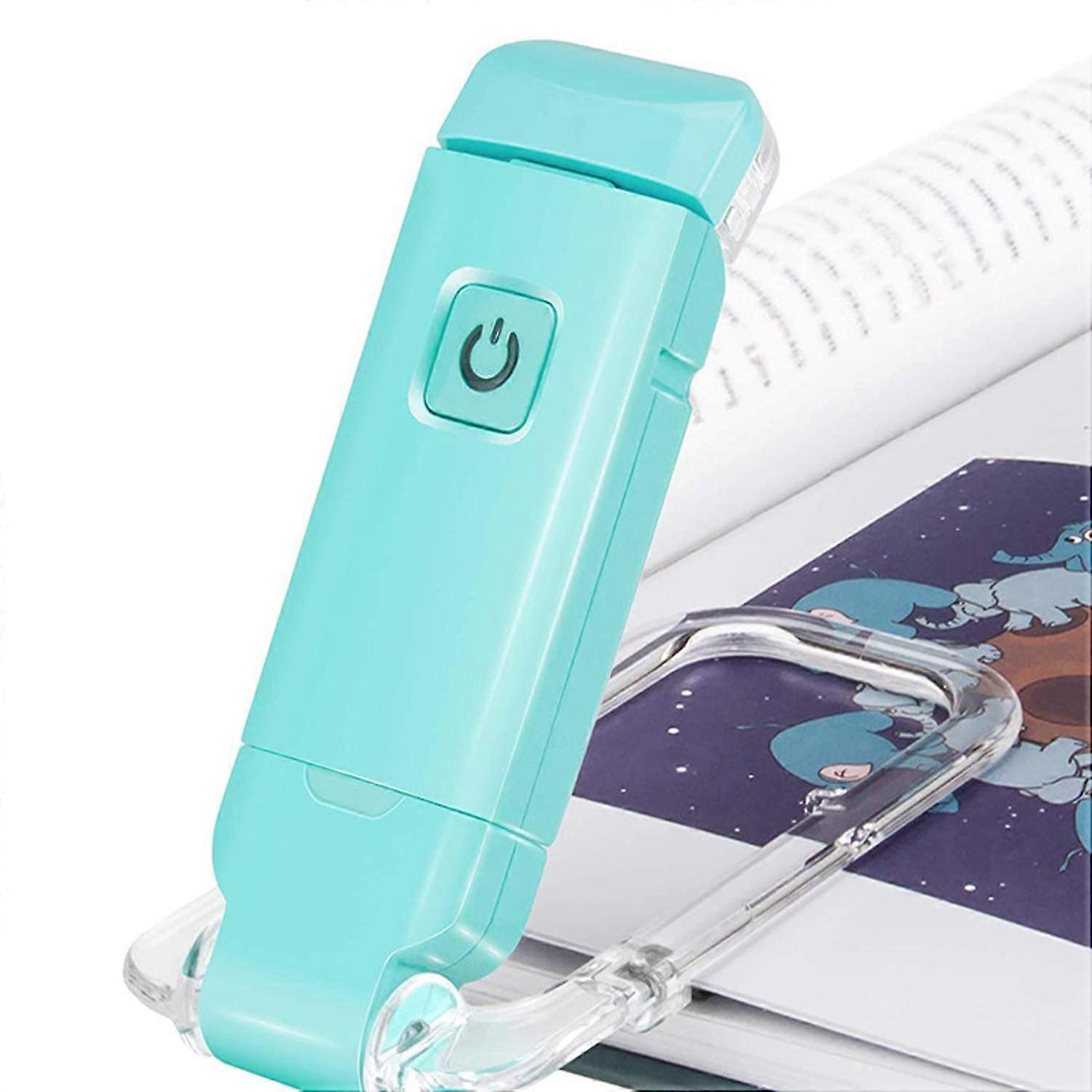 Green LED reading light, USB bookmark light
