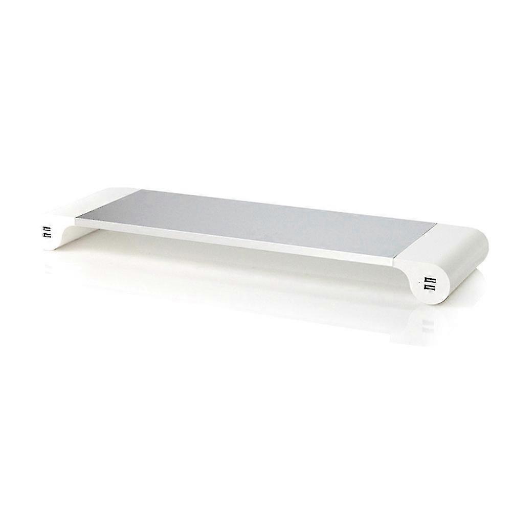 Computer Stand Hub LCD Monitor Stand with USB Charging Port EU Plug