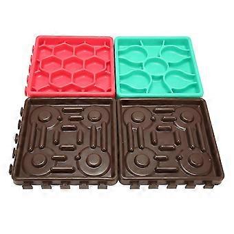 Pet Slow Feeding Mats and Trays for Dogs and Cats with Suction Cups for Anxiety Relief