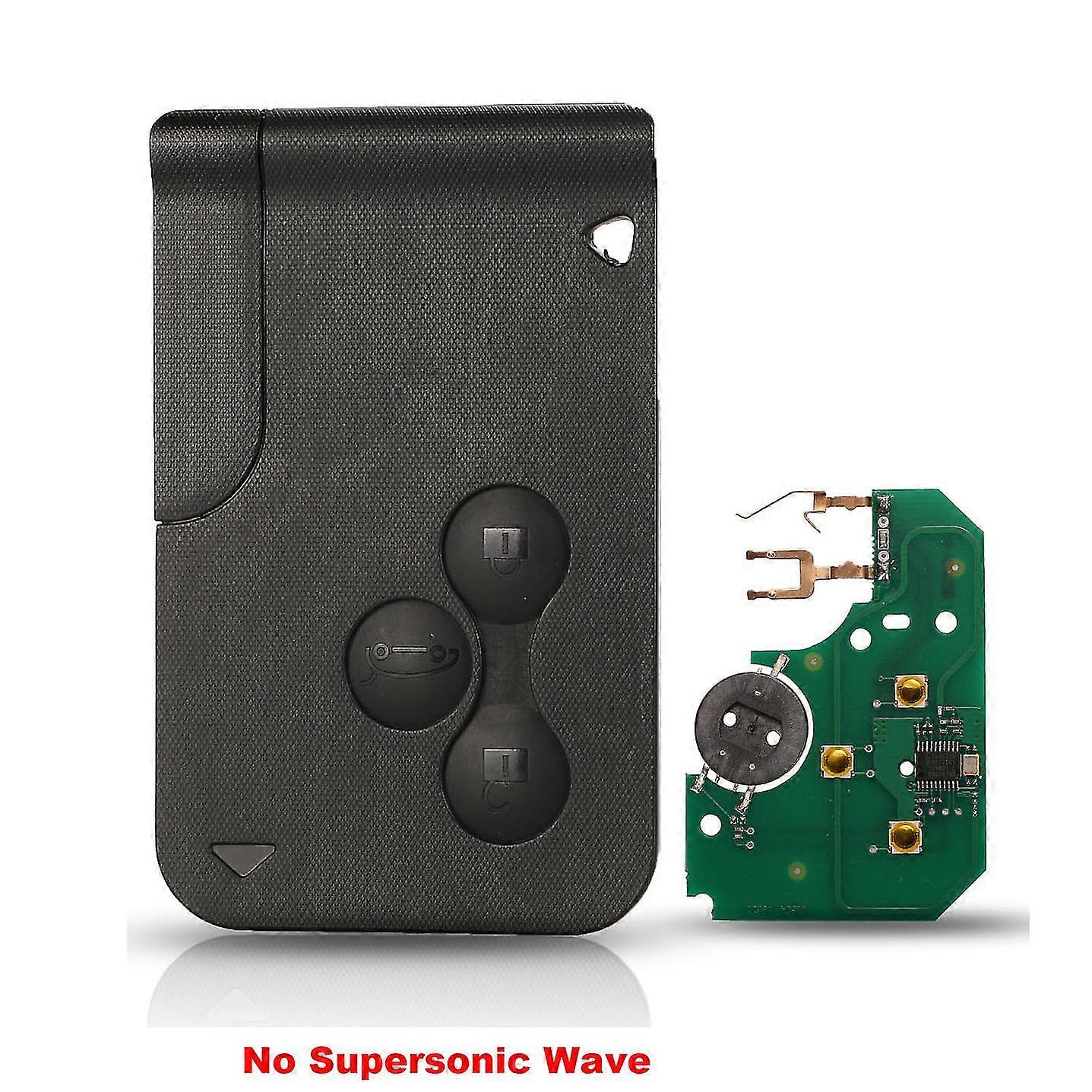 3 Button 433mhz Id46 Pcf7947 Chip & Insert Small Blade Remote Smart Key Card For Renault Megane Scenic Grand