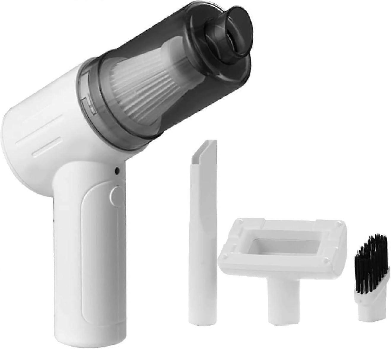120W USB Cordless Handheld Vacuum Cleaner, Rechargeable with Washable Filter for Home and Car