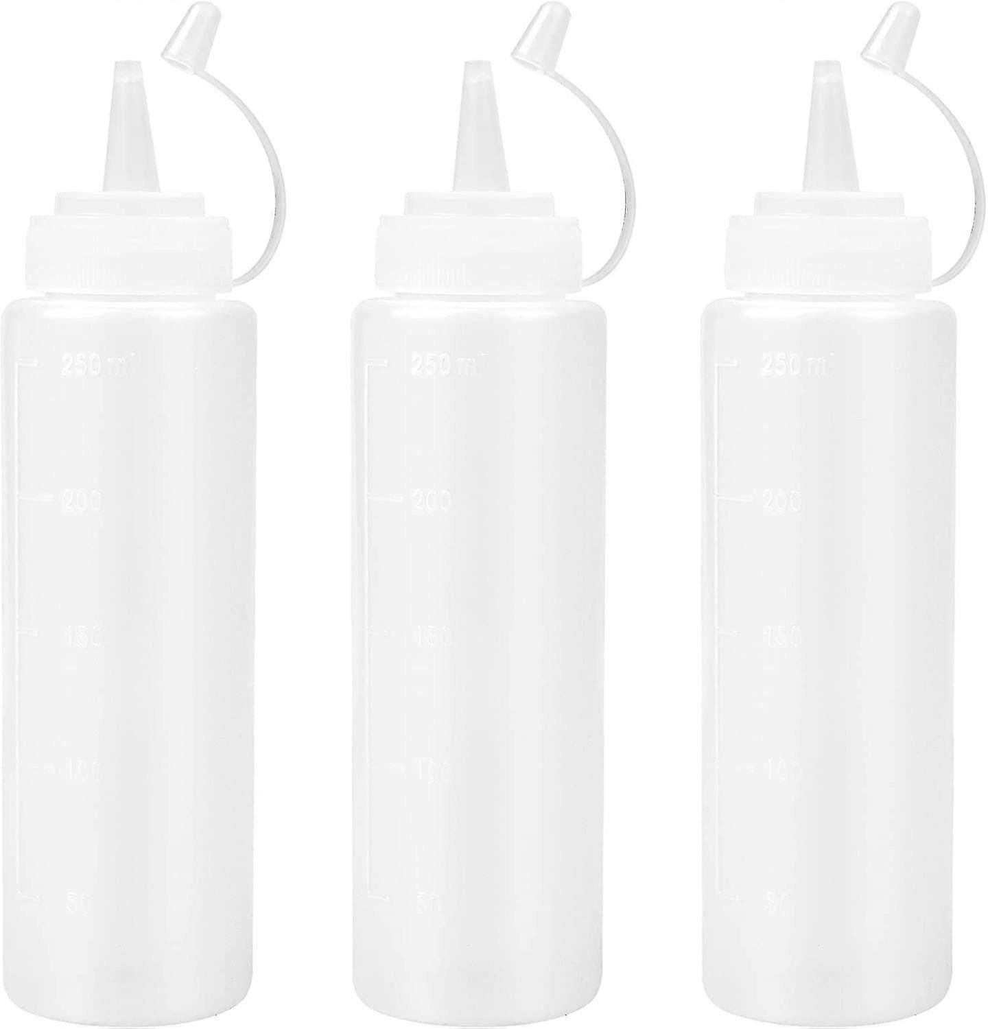 Plastic Squeeze Bottles Sauce Bottles With Cap Condiment