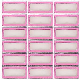 30pcs Caja de pestañas vacía Caja de almacenamiento de pestañas falsas Caja de almacenamiento de pestañas vacía Caja de embalaje de pestañas