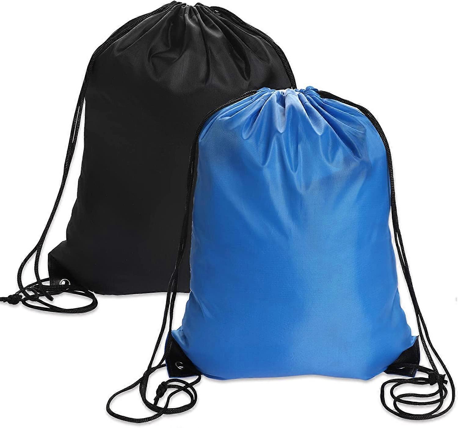 2Pcs drawstring backpack bag drawstring bag packing drawstring gym bag swim bag