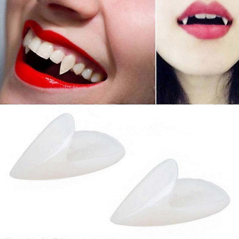 1 Pair 15mm Halloween Party Dentures Props