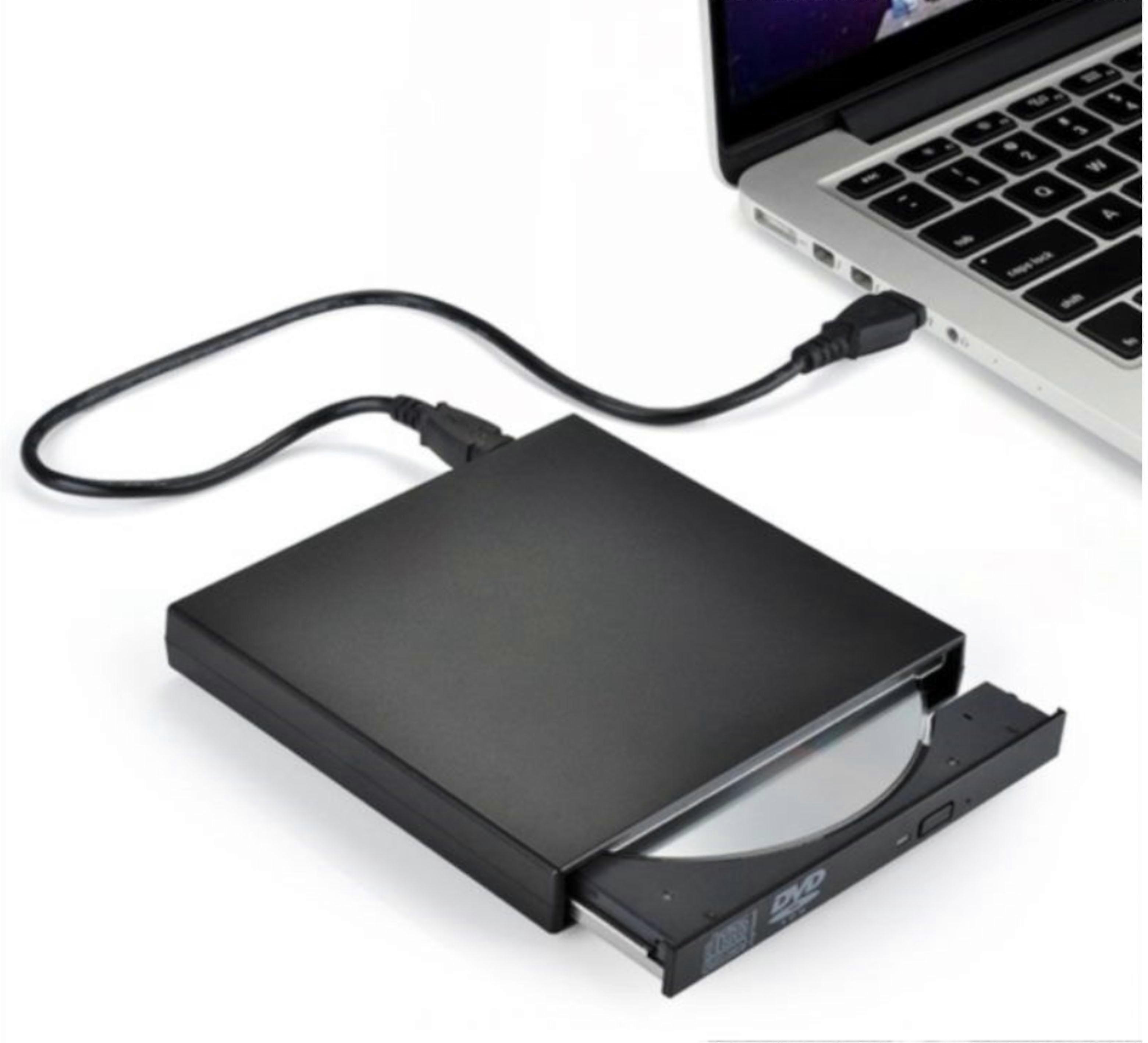 USB 2.0 Slim Portable External DVD Writer