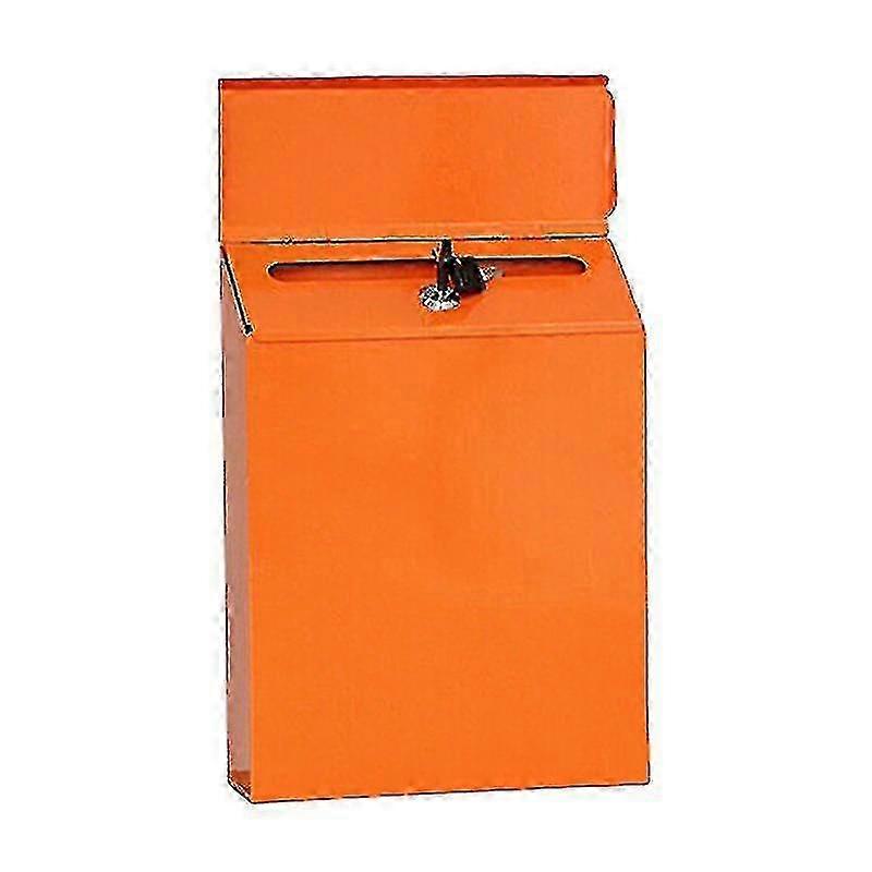 1Pcs Modern Mailbox Comment Letter Deposit Suggestion Drop Box Secured Payments Key Paperwork Secur