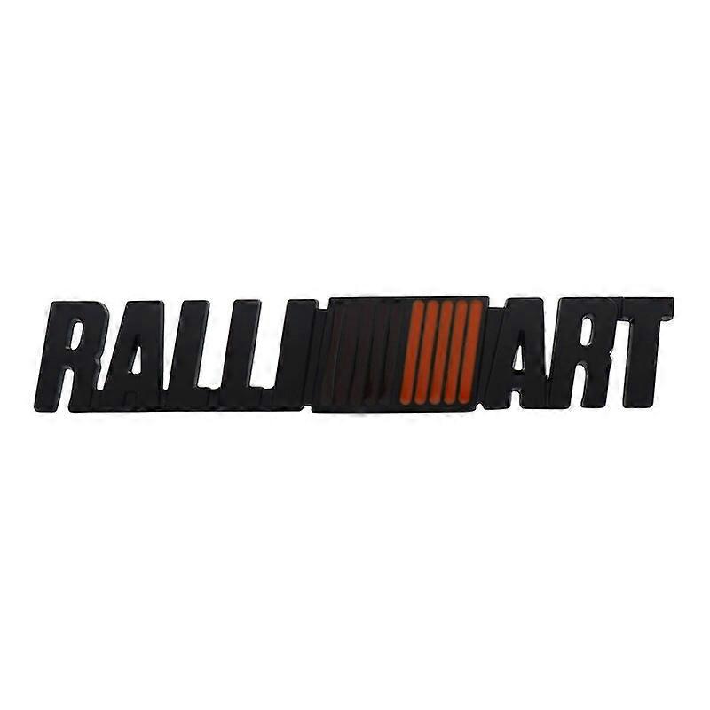 3D Ralliart ralli art car Hood Fender trunk Nameplate Decal Emblem Badge Sticker for Lancer 9 10 Asx Outlander 3 Pajero