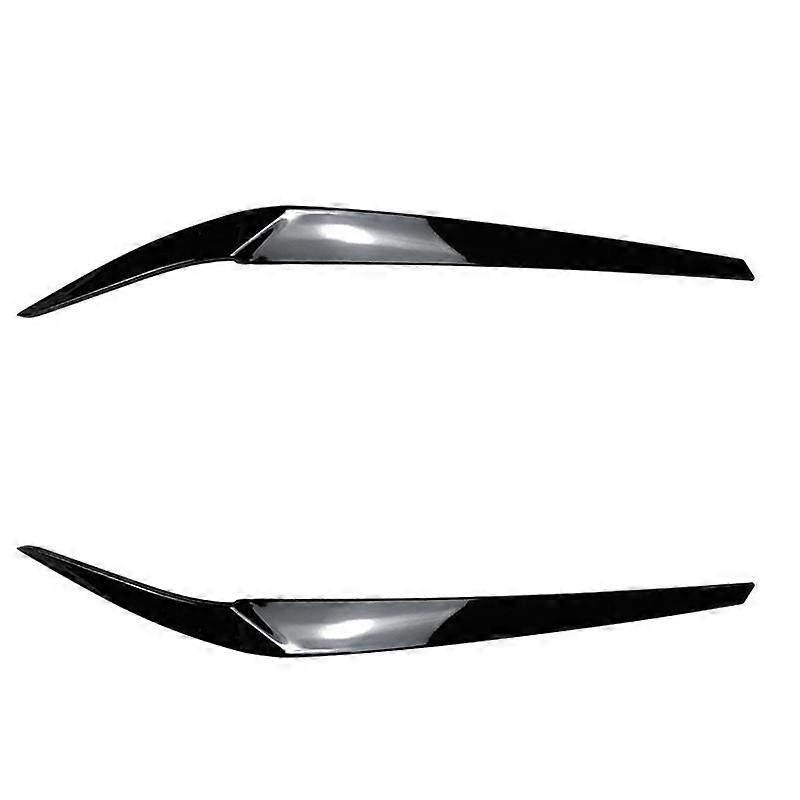 Car Headlights Eyebrow Eyelids Trim Cover for 5 Series G30 525I 530I 2017-2021 Car Stickers Trim Decoration B