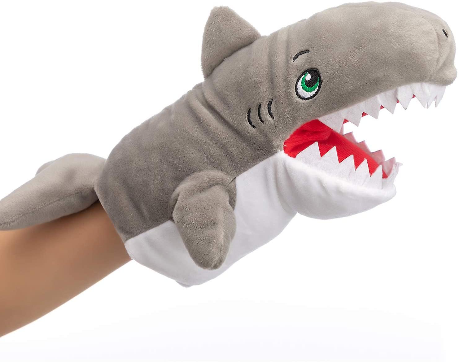 Shark Hand Puppets Stuffed Ocean Animals Toy 13 Inches A