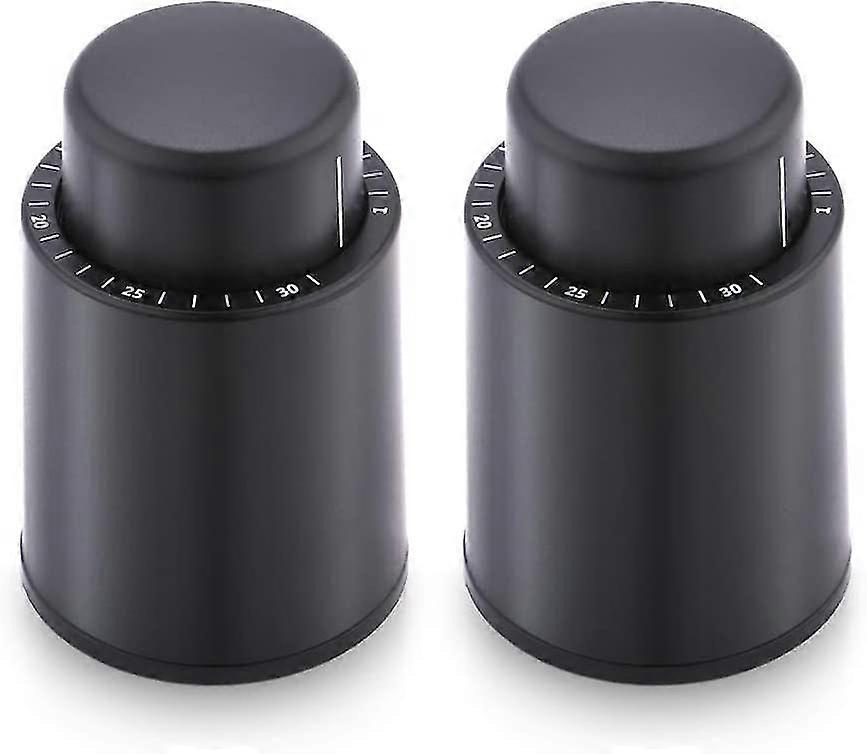 Vacuum Reusable Wine Bottles Stopper Keep Fresh (2 Pack)