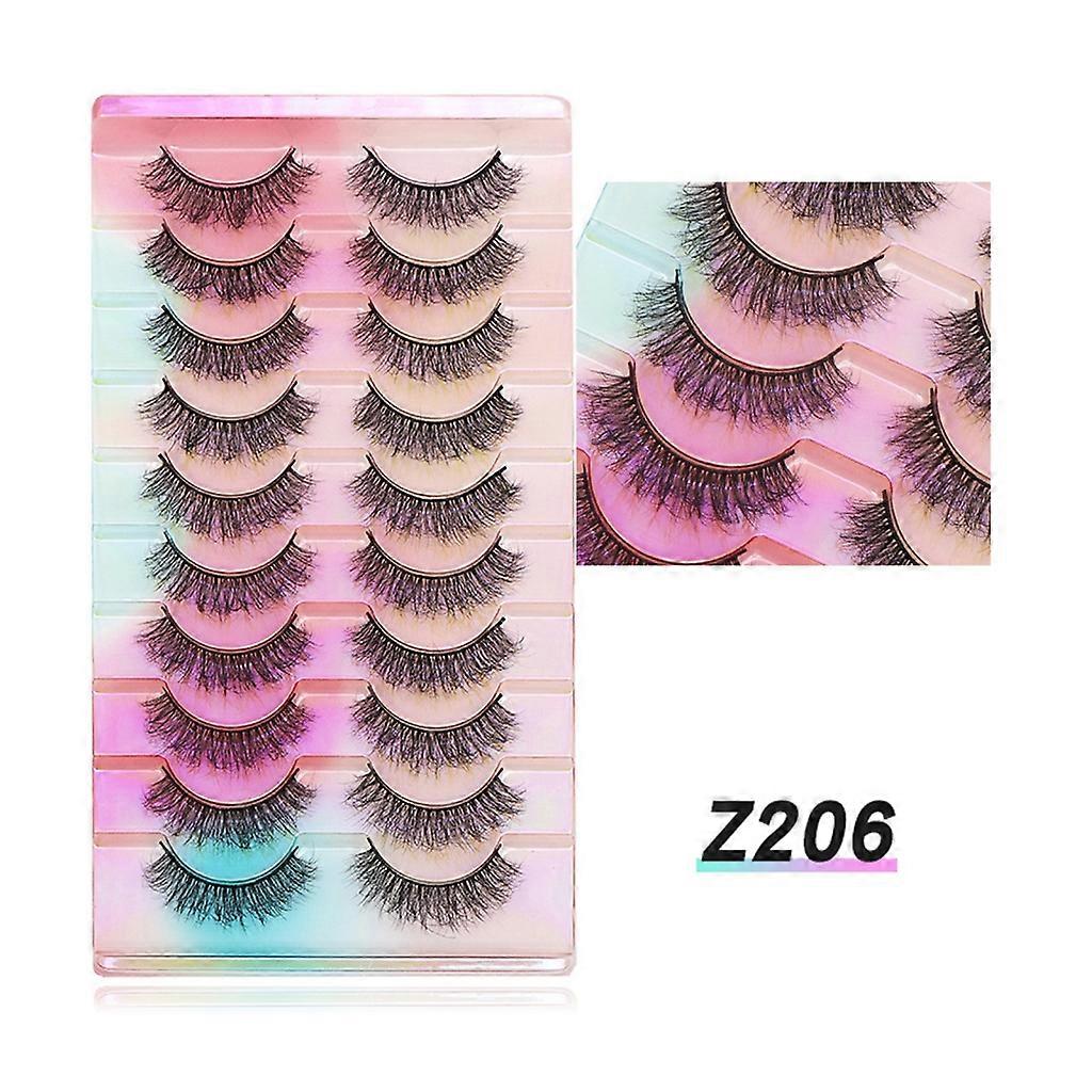 Handmade False Eyelashes Natural Makeup Simulation Messy Eye 3D Curly Eyelashes