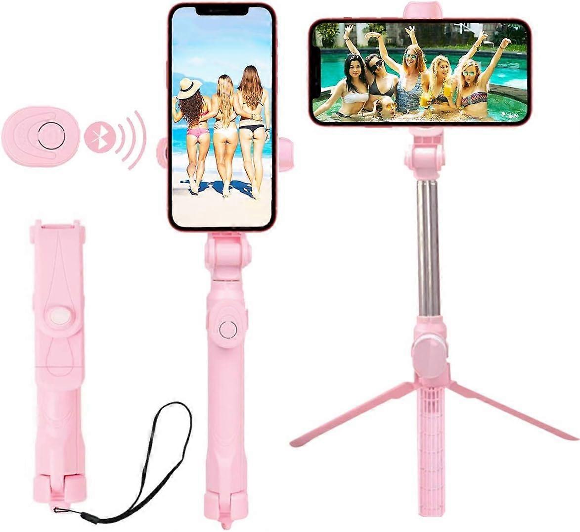Bluetooth Selfie Stick Tripod with Wireless Remote, Compatible with iPhone Samsung Galaxy S & Note Series Huawei and More