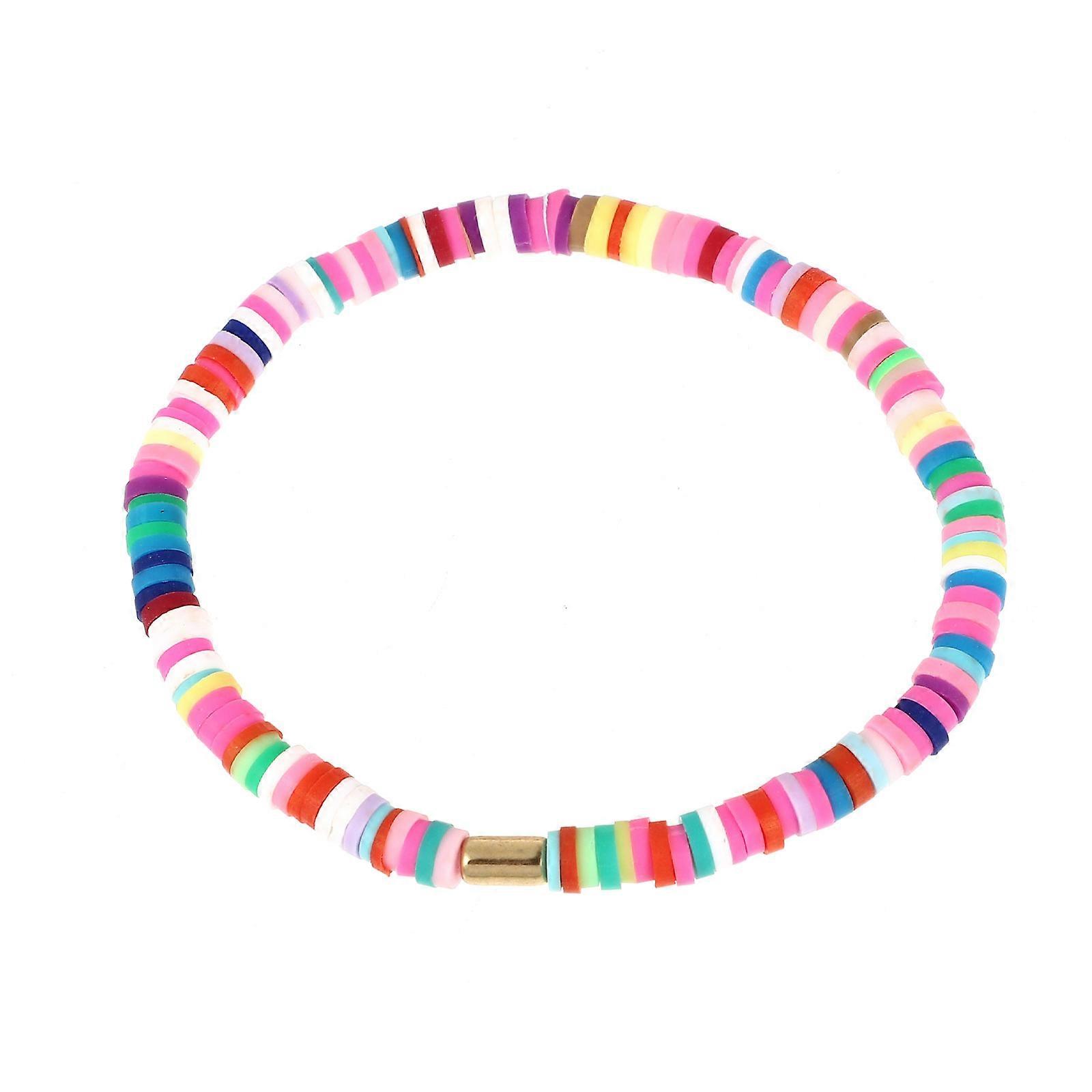 Bohemian Style Bracelet Colorful Handmade Bracelet Elastic Wrist String