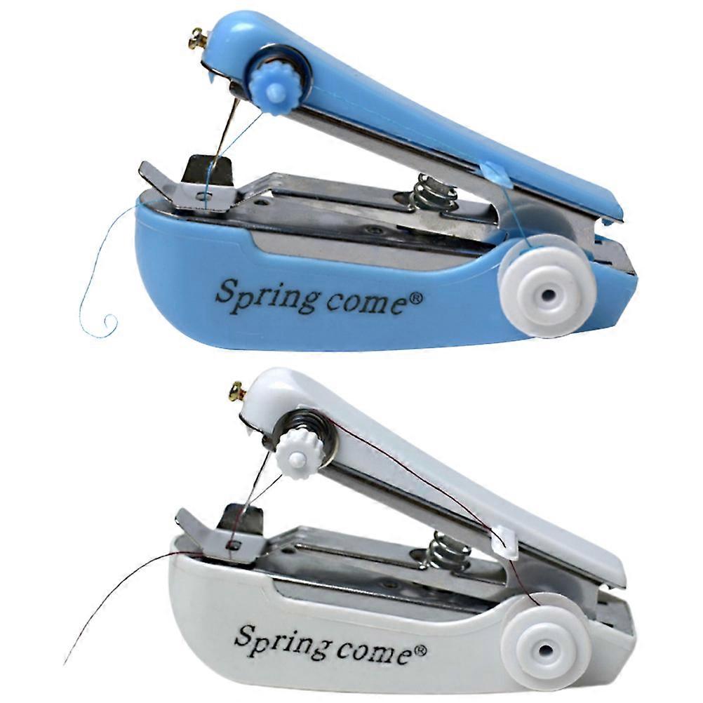 2Pcs Household Small Sewing Machine Sewing Machine Crafting Mending Machine