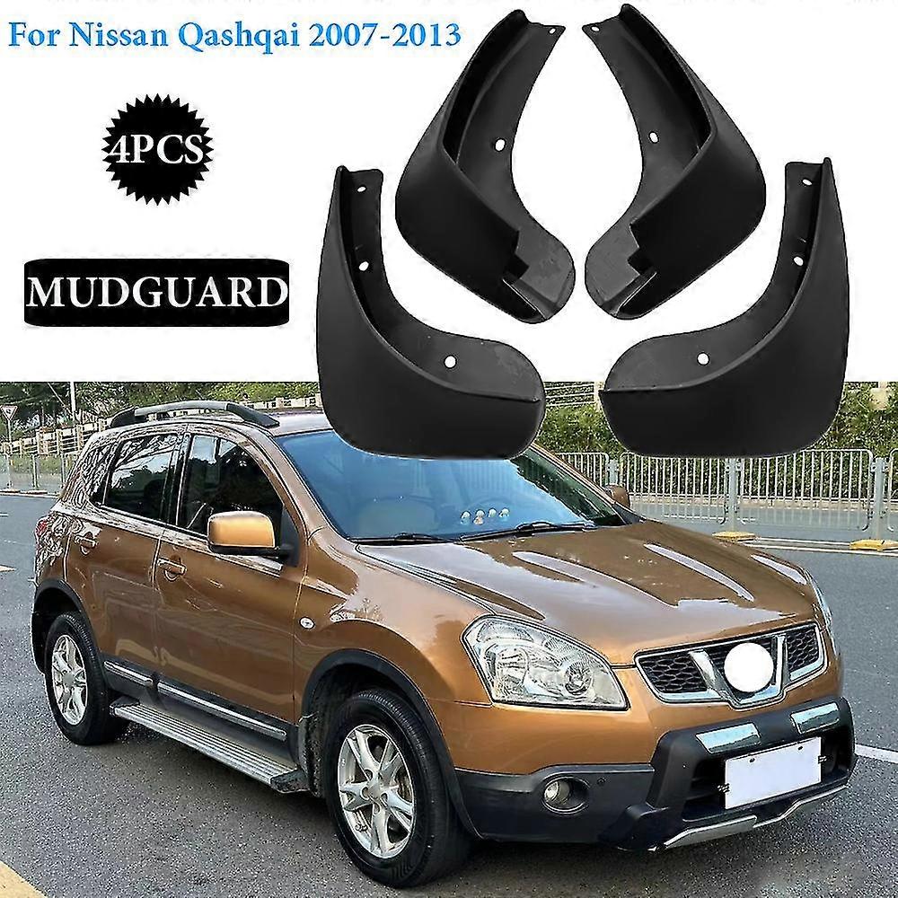 BAGLEV 4 Pezzi Auto Anteriore/Posteriore Ruota Paraspruzzi,per Nissan Qashqai J10 2007-2013 Anteriore Posteriore Parafango Impermeabile e Resistente Antispruzzo Accessori