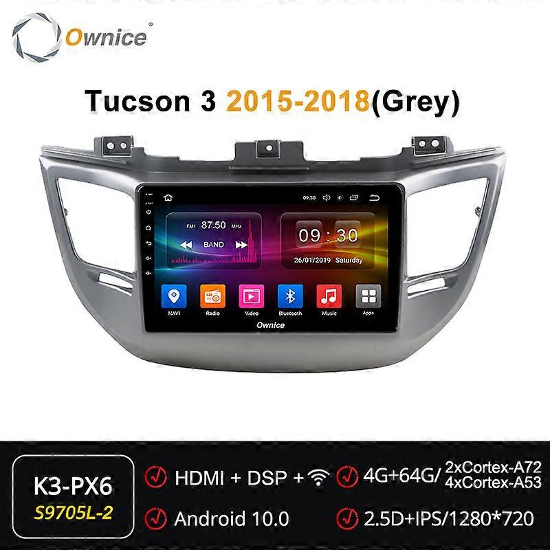 QLED Octa Core Android 10.0 Lettore DVD Radio per Auto GPS Navi per Hyundai Tucson 3 2015 - 2018 k3 k5 k6 Plus DSP 4G SPDIF 6G 128G