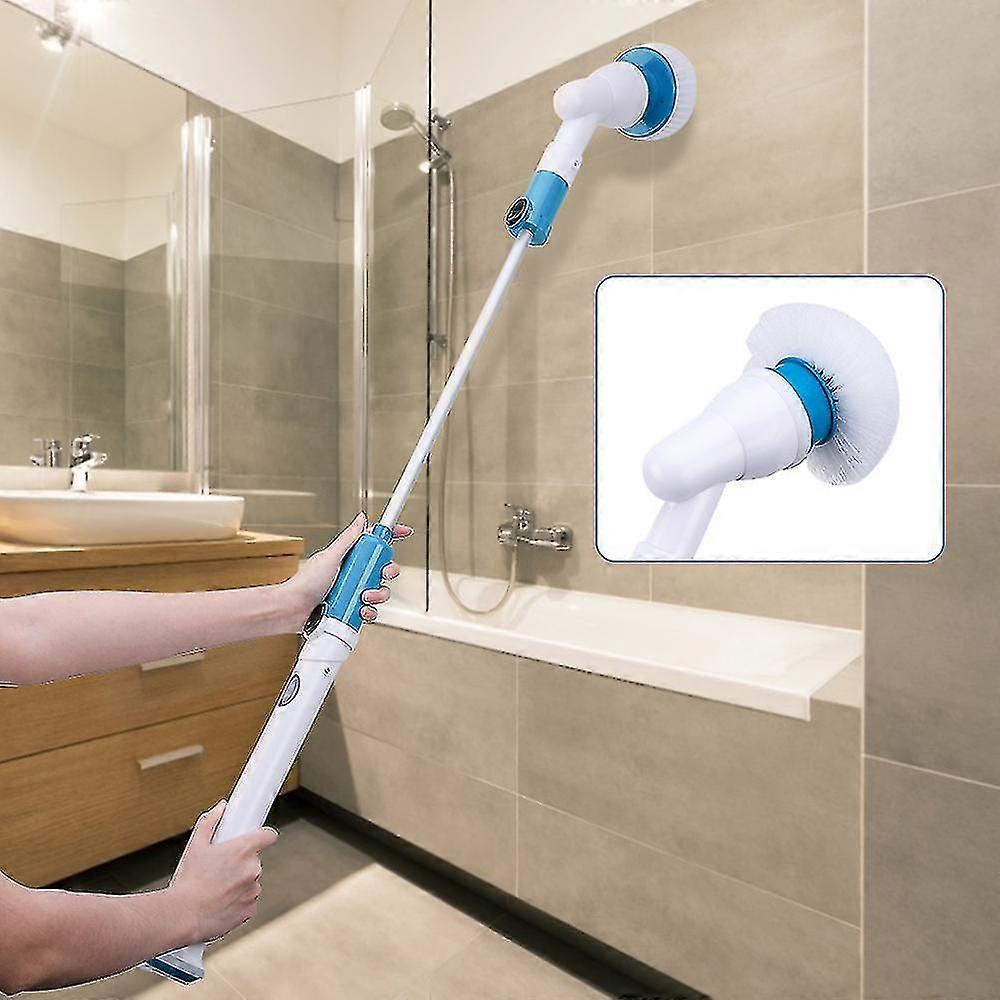 Electric Cleaning Brush Adjustable Waterproof Cleaner Wireless Charging Clean Bathroom Kitchen
