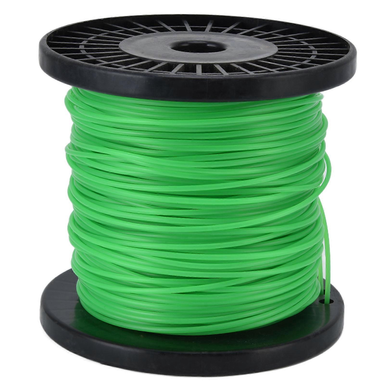 Wenyi 2mm String Trimmer Line Round Grass Trimmer Line Green Lawn Mower Line for Husqvarna 100m / 328.1ft