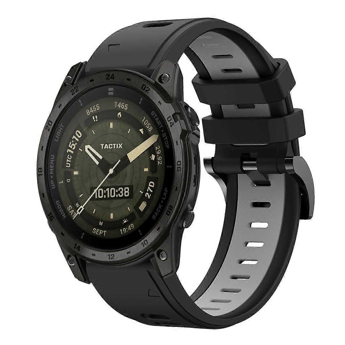 Silicone Watch Band For Garmin Tactix 7 AMOLED