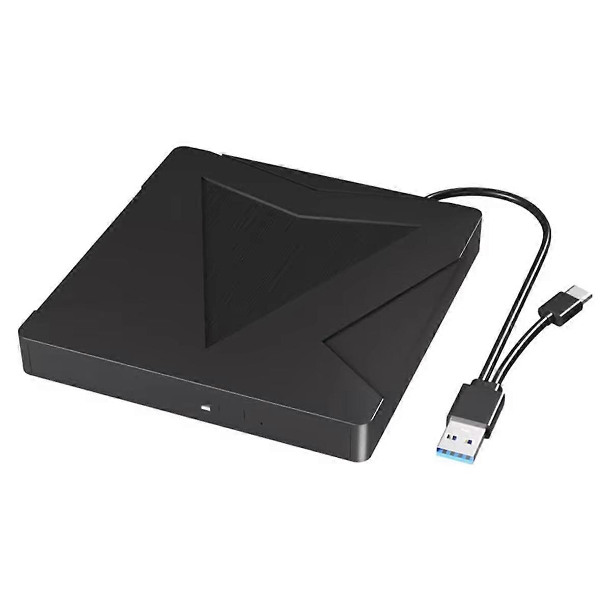 External DVD Drive CD DVD -/+RW Player Burner Portable Optical Drive for Laptop PC Computer Notebook 11 10