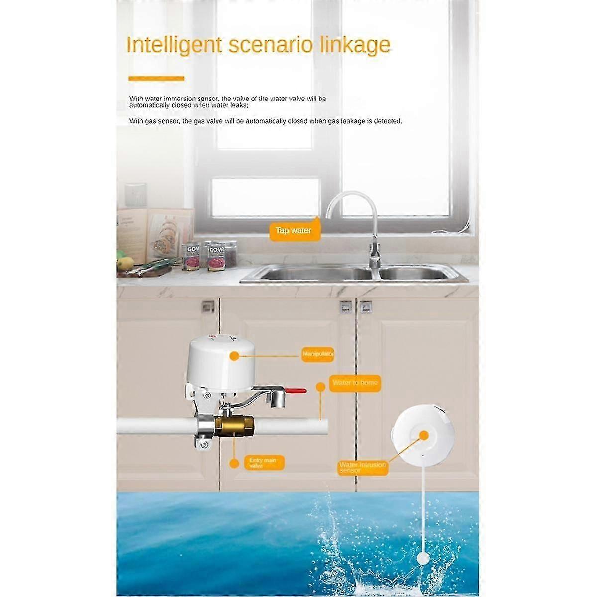 Intelligent Valve Robot Water Valve Remote Control Automatic Switch Ai Voice Control Gas Valve Hand