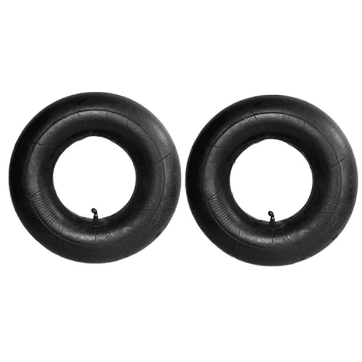 2Pack 15x6.00-6 Inner Tubes Lawn Mower Tire Tubes with Bent Valve Stem for Lawn Mowers, Yard , Whee