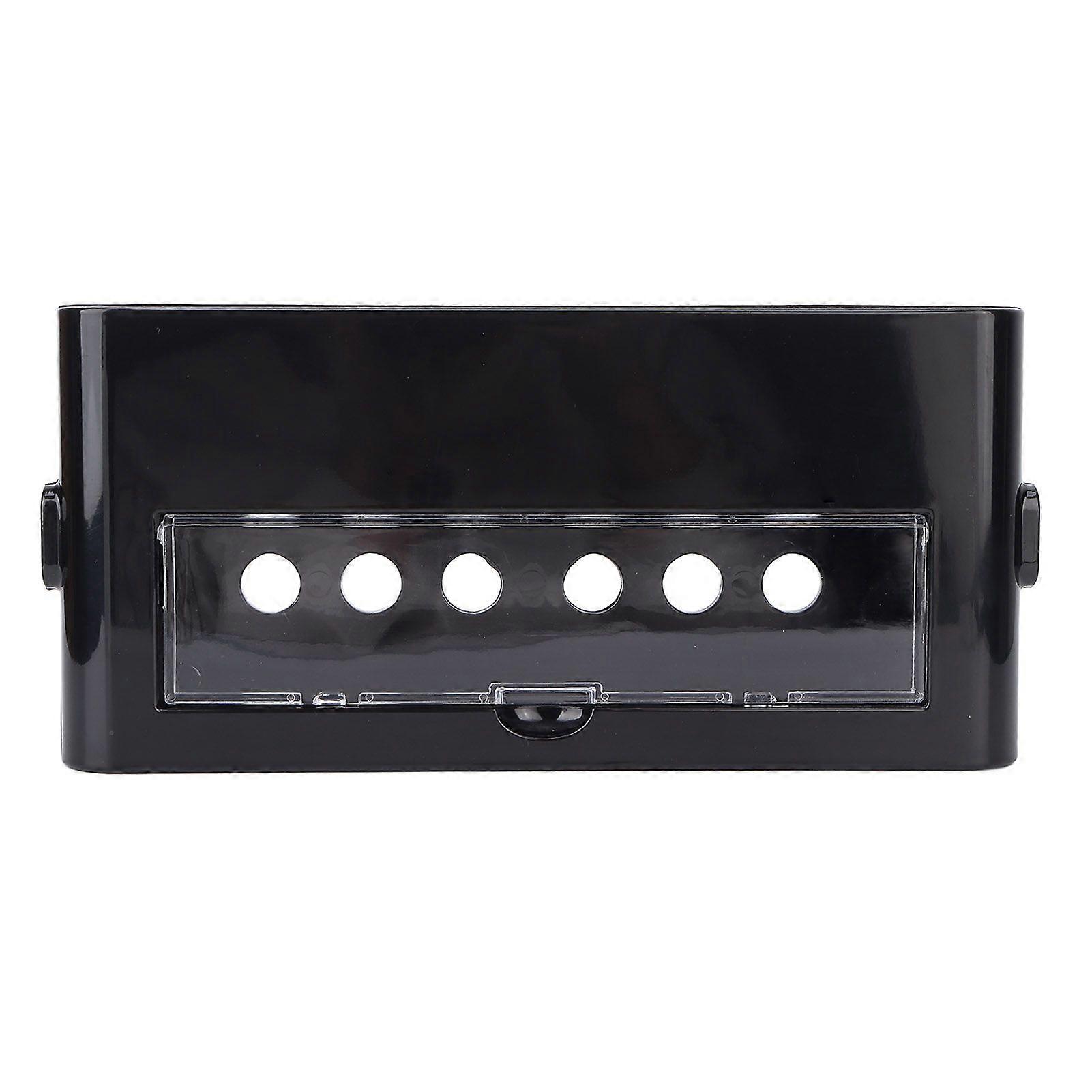 Power Socket Storage Box Safe Dustproof Socket Wire Organizer Plastic Box for Home MediumBlack