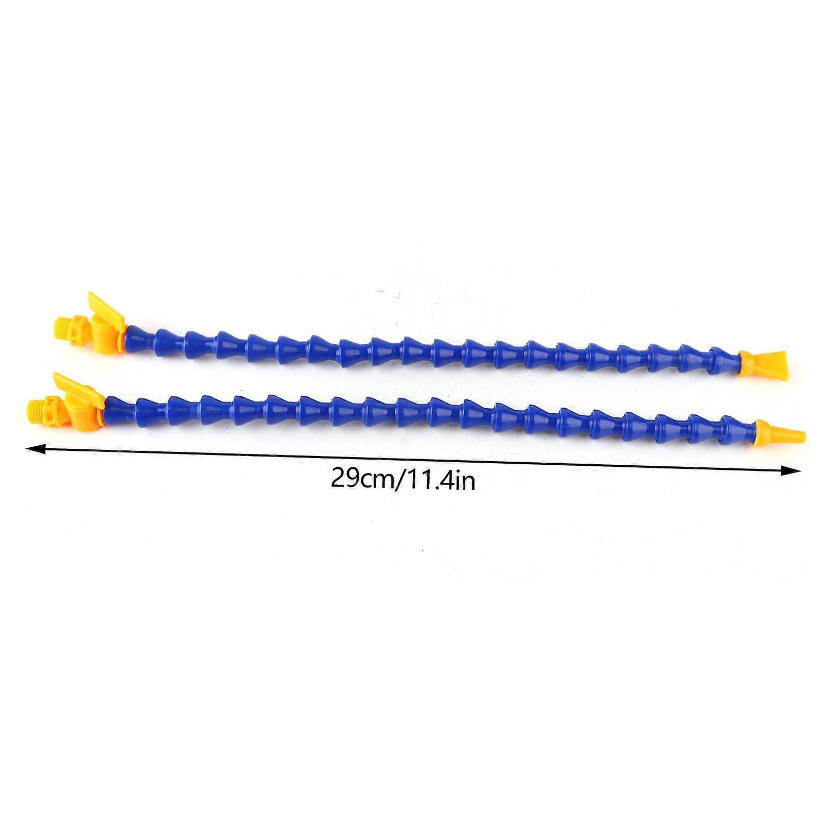 Lot de 12 tuyaux flexibles de refroidissement pour machine CNC, à nez plat et rond