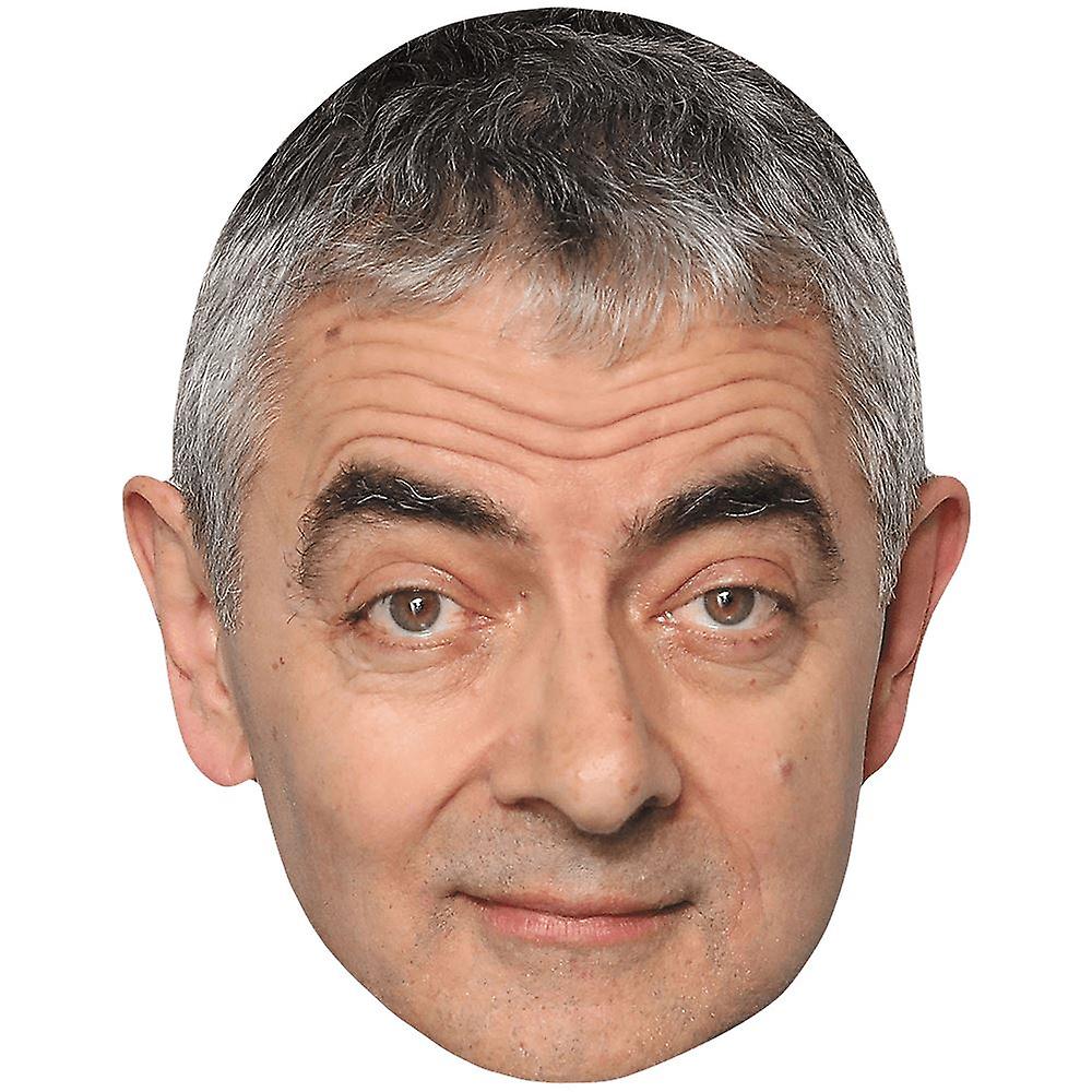 Rowan Atkinson (Smile) Celebrity Mask, Flat Card Face