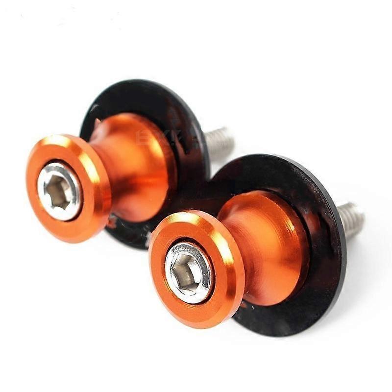2 x Kawasaki Logo M10 Motorcycle Swingarm Sliders Spools Anti-crash Protector For ZX6R ZX7R ZX9R ZX10R ZX12R ZX14R etc.