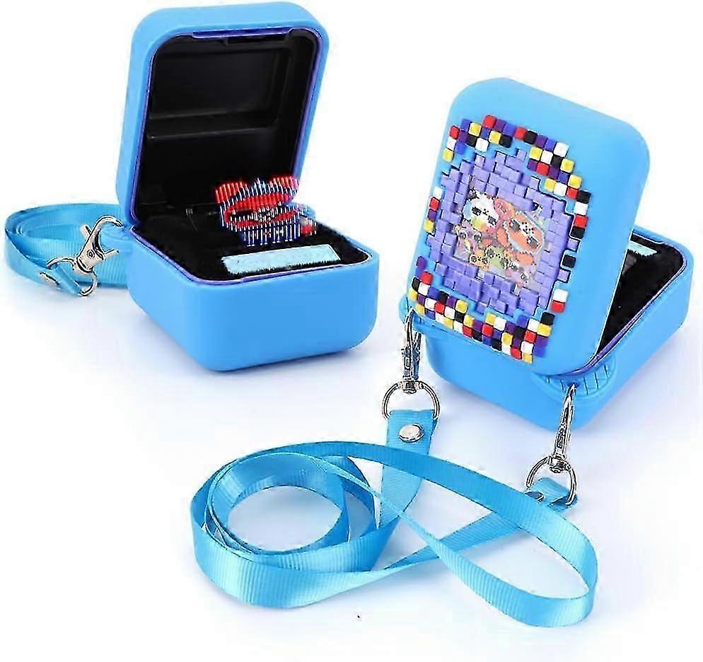 Capa de silicone para Bitzees Interactive Digital Pet Toy, capa protetora da pele com cordão para Bitzee Virtual Electronic Pets Acessórios