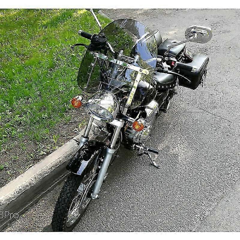 Windshield Windscreen For 1997-2007 Yamaha Drag Star Classic Xvs 650 1100 125 250 Xvs650 Xvs1100 7/8" 1" Handlebar Fixed Screen