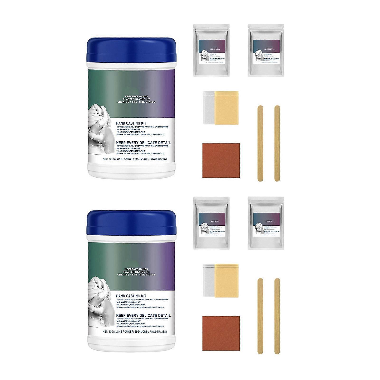 דגם יד תלת מימד הדפסת רגל עובש שיבוט אבקת ערכות יציקת גבס טביעת יד לתינוק רגליים עובש זיכרון ערכות עובש