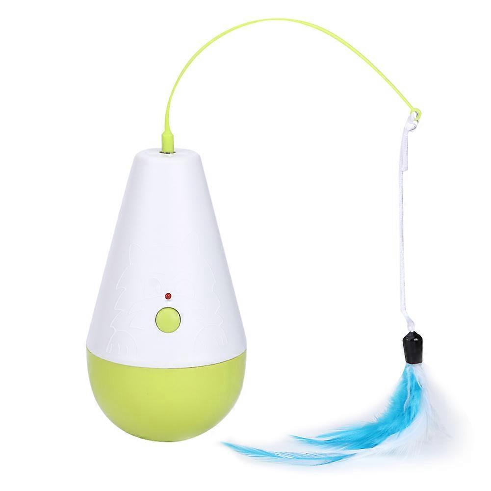 Pet Cat Electric Interactive Toy with Automatic Feather Teaser, Battery Operated, Indoor Play, Engaging Cat Supply