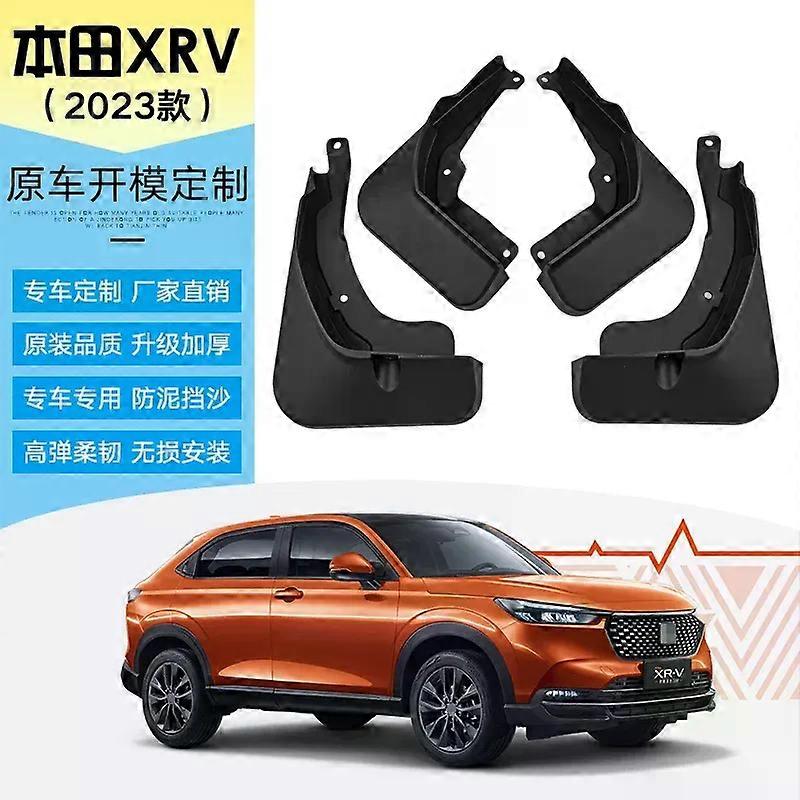 unique 4PCS/Set For Honda XRV XR-V eNS1 2023 Mudguards Mudflaps Mud Flaps Splash Guards Fenders Car Front Rear Accessories YC102140