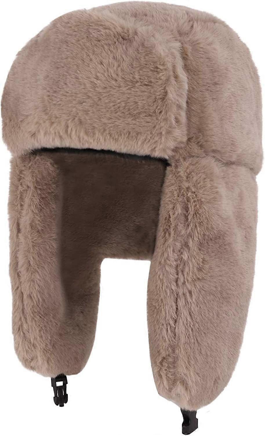 大人冬の居心地の良い豪華なロシアの帽子防風フルフードイヤーフラップハット暖かい防寒スキーハンティングサイクリングトラッパーハット