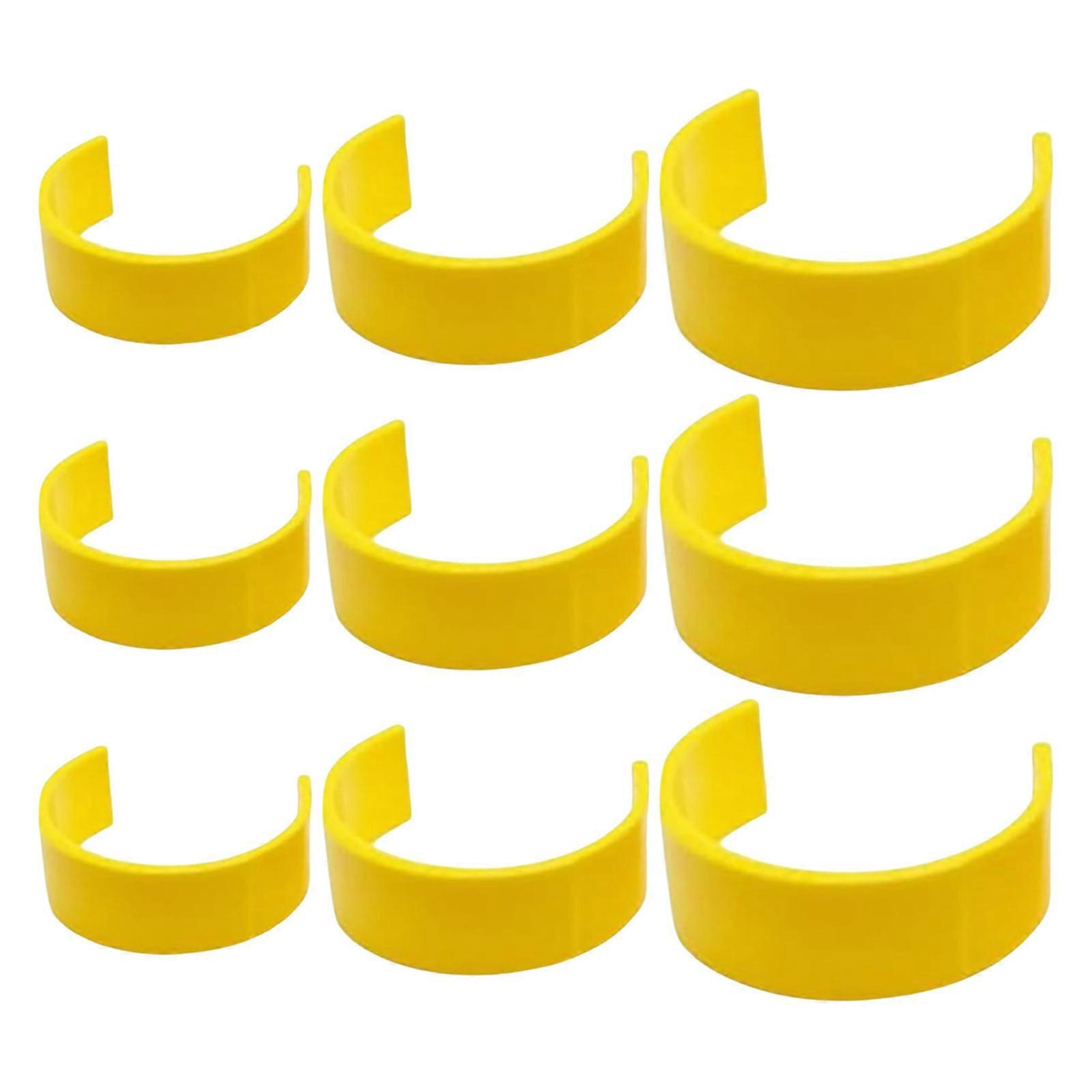 9/18/36pcs Medicine Bottle Label Clips For Easy Identification And Safe Medication Management With Marker for Home Use