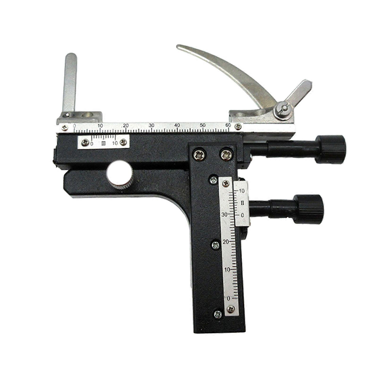 Microscope Movable Caliper, High-precisions Movable Ruler Mechanical Stage for Microscope to Move The Slices