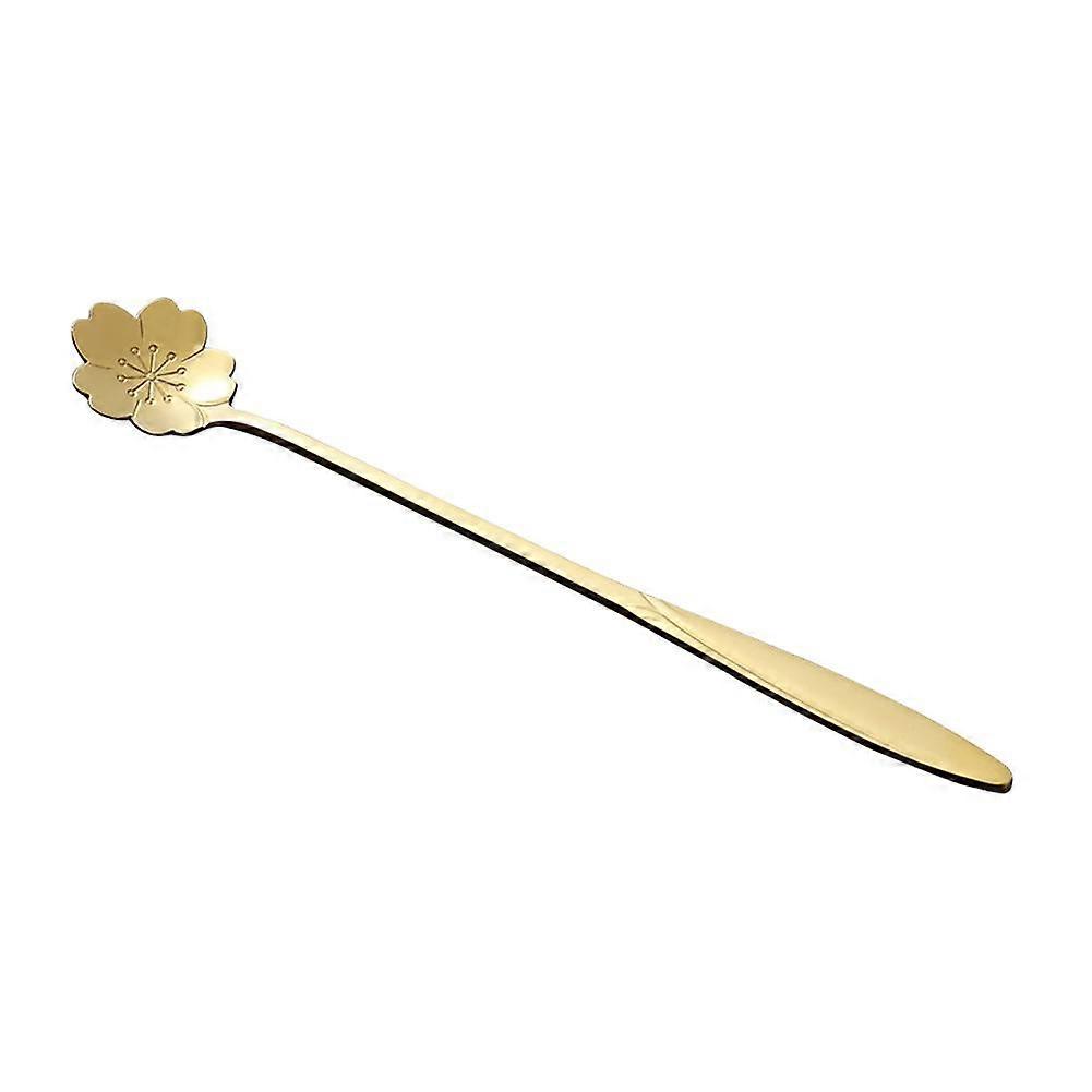 Long Handle Ice Cream Dessert Coffee Mixing Spoon