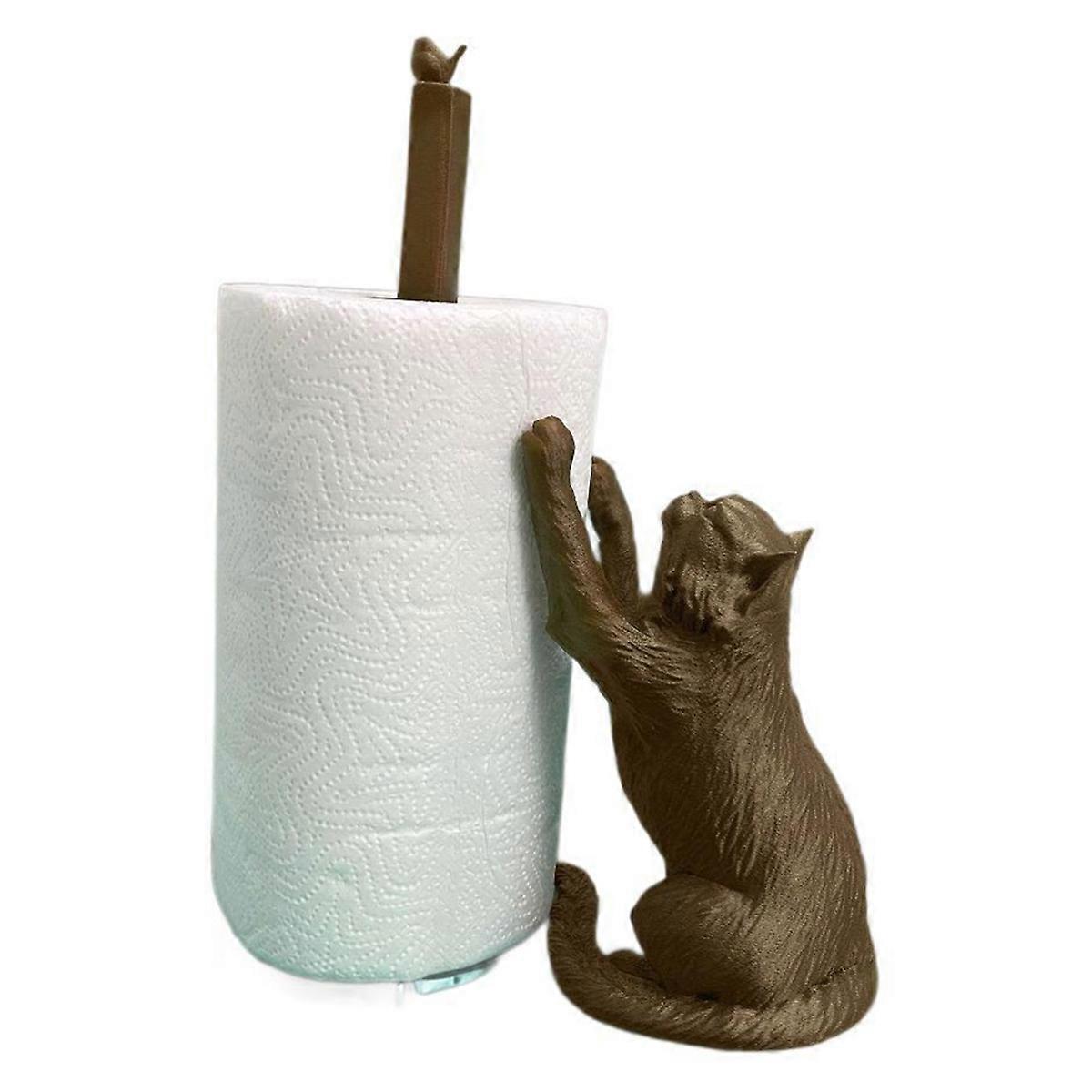 Cat Paper Towel Holder,Countertop Paper Towel Holder,Cat Paper Organizer,Cat Paper Towel Stand for