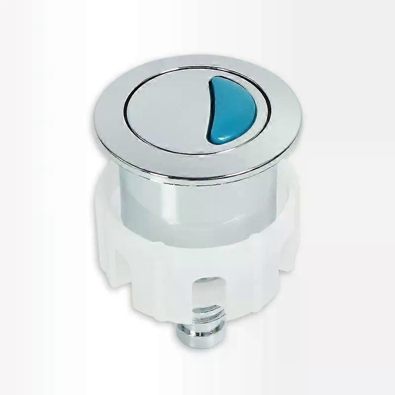Chrome Dual Flush Toilet Push Button(4.9*4.9*7.5cm)